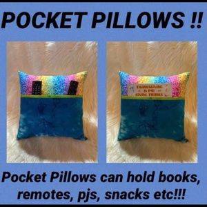 Pocket Pillow- great personalized gift